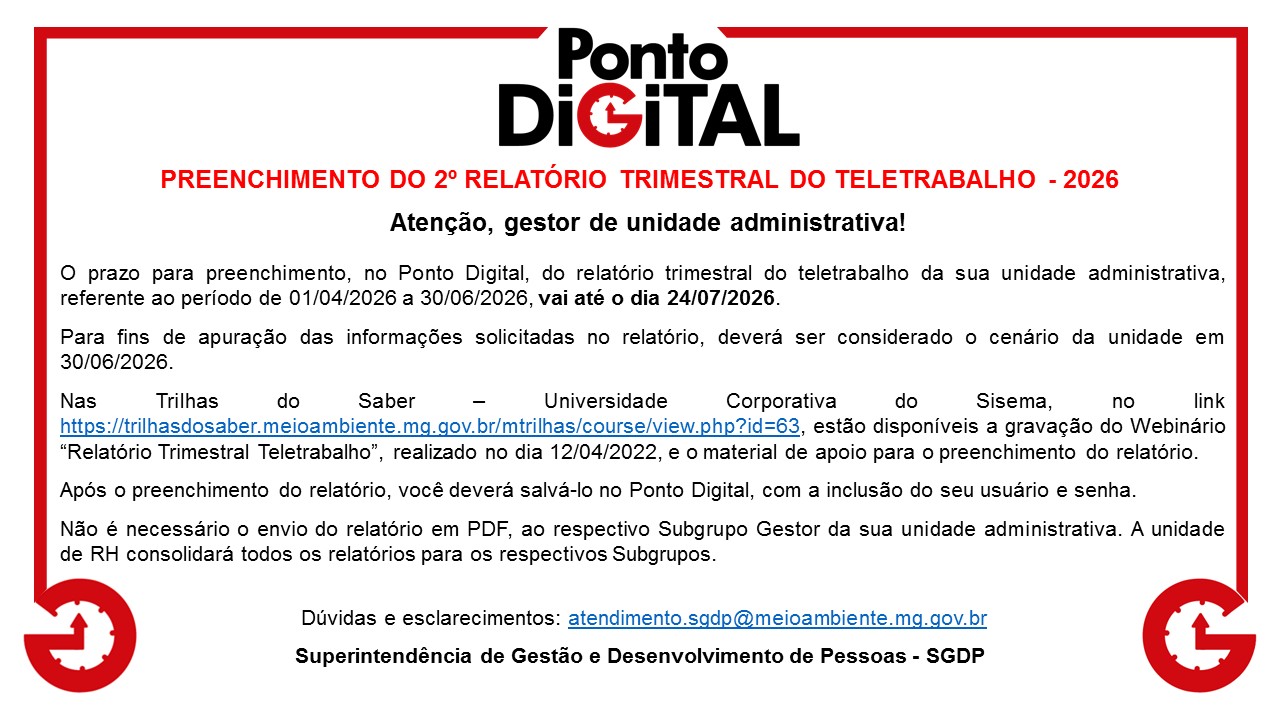 2º relatório trimestral de 2026